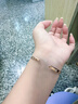 丹尼尔惠灵顿（DanielWellington）[马思纯同款]dw手镯女 闪耀星辰玫瑰金大号开口手镯情侣款DW528 实拍图
