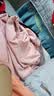 阿迪达斯NEO卫衣女装运动服针织连帽上衣套头衫H45535 粉 M 实拍图
