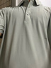 凡客诚品（VANCL）男士POLO衫夏季新款轻商务休闲短袖凉感防晒冰丝无痕T恤 绿 L 实拍图