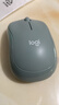 罗技（Logitech）M221 轻音鼠标 无线鼠标 办公鼠标 对称鼠标 带无线微型接收器 薄荷绿 实拍图