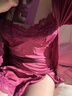 绫天生丝滑绫lingerie「幽雅」性感蕾丝纯欲睡裙轻熟凉感睡衣女修身睡袍夏 Purple紫熏-「幽」蕾丝拼接睡裙 L 「168cm~178cm」 实拍图