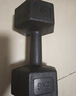 华亚（HUAYA） 哑铃环保包胶六角手铃男士家用健身器材 5KG 一对（2.5KG*2只） 实拍图