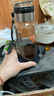【送杯套】大容量加厚玻璃杯子便携杯茶水分离带杯套泡茶水杯 透明 1000ml吨吨桶 1只装 实拍图