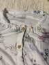 嫚熙（EMXEE）春夏款孕妇哺乳睡衣产后弹力丝麻棉浅草曼波月子服家居服套装M码 实拍图