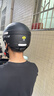 FGHGF3C认证特大码头盔大头围大号电动摩托车男四季通用夏季安全帽 【大头围专属丨透气风道】短镜-黑 实拍图