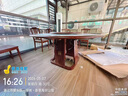 言居乌金木岩板餐桌全实木圆桌家用带电磁炉餐桌椅子组合全套吃饭桌子 1.3米一桌6椅【送配套转盘】 配大款椅子 实拍图