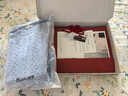 帕罗（PALUOPO）【100%山羊绒】秋冬镂空绞花设计淑女宽松气质针织羊绒衫女 天兰彩点 XL 110 实拍图
