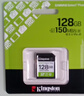 金士顿（Kingston）128GB SD存储卡 U1 V10 相机内存卡 sd卡大卡 高速连拍 读速150MB/s 实拍图