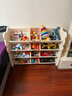 幼贝臣儿童玩具收纳架多层家用宝宝置物架玩具箱储物架组合分类整理神器 【大号至尊版】-小熊收纳架-白色 实拍图