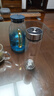 希诺抗菌玻璃杯双层防烫办公车载水杯男高档泡茶杯子XN-9607K 410mL 实拍图