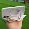 倍思【旋转磁吸支架|相机按键|软边不伤机】适用iphone17pro手机壳苹果17pro保护套镜头全包防摔带支架 实拍图