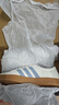 adidas「T头鞋」VL COURT 2.0复古休闲板鞋德训鞋阿迪达斯轻运动   汉玉白/蓝色/金色 (推荐女生买小半码)   40 实拍图