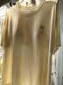 猫人【凉感棉莫代尔】女士睡衣女夏季带胸垫10A抑菌家居服春水绿2XL 实拍图