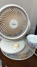 美的（Midea）【小型风扇】轻音台式桌面空气循环扇家用柔风电风扇宿舍办公迷你台扇落地扇空调伴侣 GAF18AD 实拍图