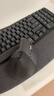 罗技（Logitech）Wave Combo 无线人体工学键鼠套装 垂直鼠标 无线蓝牙鼠标 办公键盘 无线键盘 蓝牙键盘 黑色 实拍图
