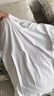 森马【纯棉3A抗菌】短袖T恤男夏季运动休闲短袖男款圆领打底衫白色t恤 实拍图