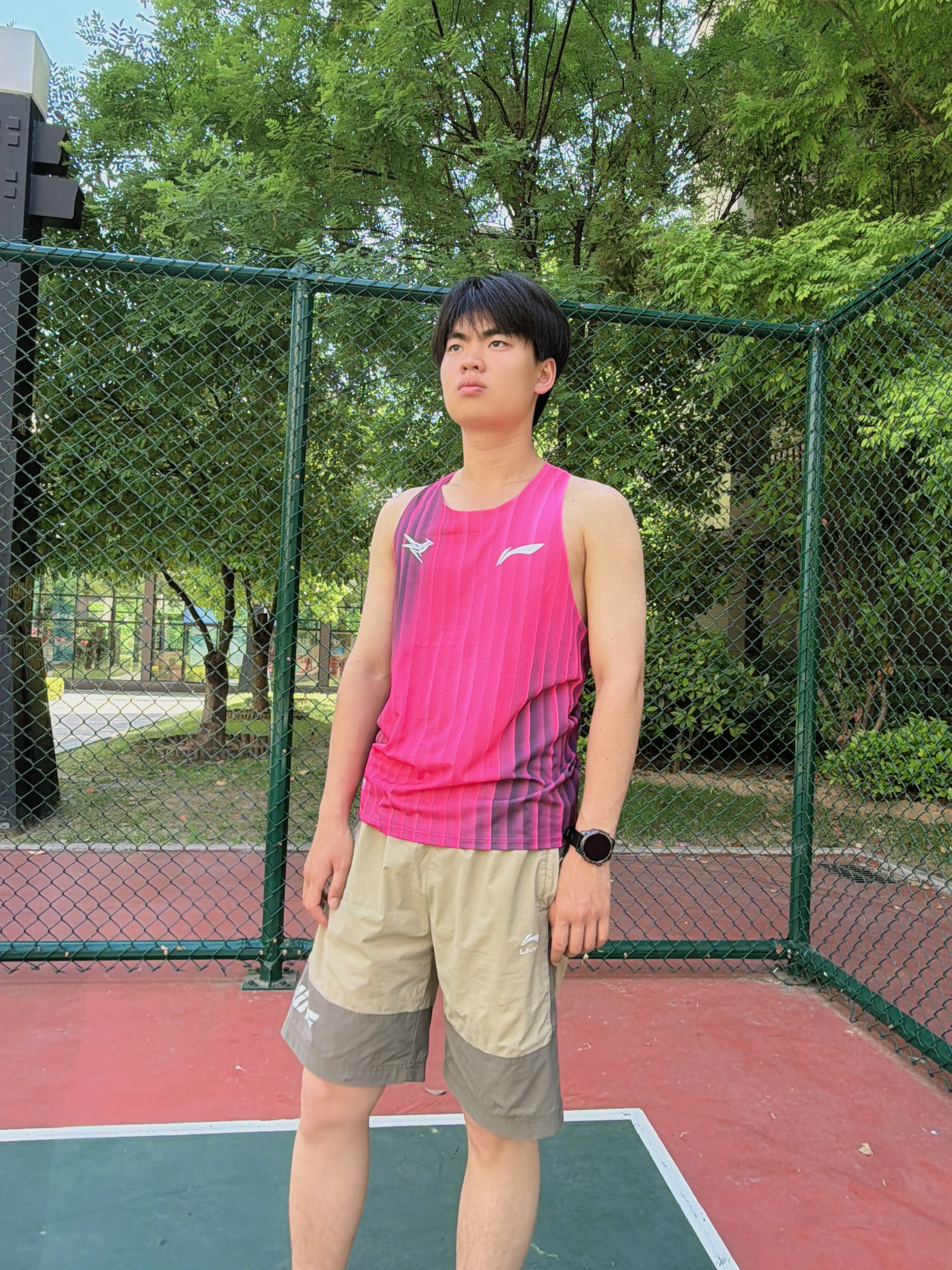 李宁小龙雀无锡马拉松跑步背心男夏新款速干修身透气比赛上衣AAYV123 实拍图