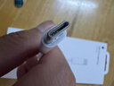 Apple/苹果 type-c/usb-c转lightning闪电转换器 旗舰店原装有线耳机转换器 充电/数据线传输/音频传输 实拍图