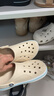 卡骆驰（CROCS）贝雅卡骆班儿童洞洞鞋沙滩鞋男女童包头拖鞋/207018/207019 冬日白-11S 33 (200mm) 实拍图