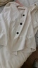 罗蒙（ROMON）薄款棉麻马甲外套女外搭休闲马甲坎肩上衣123 麻本色 4XL 160-180 晒单实拍图