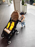 Stokke【立即抢购】YOYO3 6+ 全能型推车折叠遛娃轻便婴儿车可坐可躺 【YOYO3 6+】+卡其色坐垫 黑色车架 实拍图