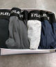 花花公子（PLAYBOY）男士内裤男纯棉10A抑菌四角短裤头裤衩宽松男式运动大码棉平角裤 【高支新疆棉+10A桑蚕丝抑菌】 浅灰+品蓝+铁灰 3条 L （推荐100-120斤） 实拍图