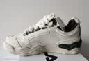FILA FUSION斐乐潮牌KICK板鞋男鞋新款时尚休闲鞋踢板鞋潮 初雪白/暗绿-PC 41 实拍图