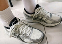 亚瑟士ASICS女鞋网面跑鞋百搭缓震运动鞋透气跑步鞋 GEL-CONTEND 4 米白色/黑色 38 实拍图
