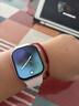 Apple/苹果 Watch S11 智能手表GPS款46毫米玫瑰金色铝金属表壳淡桃粉色运动型表带M/L MEVU4CH/B情人节 实拍图