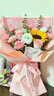 馨仪鲜花速递玫瑰向日葵康乃馨花束生日礼物全国同城配送 19朵粉玫瑰紫玫瑰蝴蝶兰混搭花束 实拍图