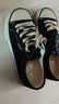 人本官方厚底黑棕帆布鞋男款2026春季情侣板鞋男 黑棕42（男款）  实拍图