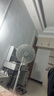 美的（Midea）【飓风节能】七叶柔风立式电风扇/家用轻音落地扇/台式小型风扇/大风力遥控定时摇头风扇 SAH35BSJ 实拍图