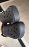 卡骆驰（CROCS）贝雅洞洞鞋男鞋女鞋轻便耐磨一脚蹬拖鞋休闲鞋百搭花园鞋|10126 黑色-001 41 /42(260mm) 实拍图