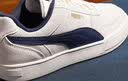 彪马（PUMA）经典透气休闲小白鞋男女款秋季运动板鞋CAVEN 391939 杏仁糖色-海军蓝-09 44 实拍图