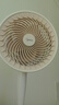 美的（Midea）【变频轻音】空气循环扇家用语音遥控电风扇 一级能效轻音落地扇 卧室桌面大风力小风扇 GDJ24SHG 实拍图