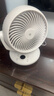 京东京造空气循环扇 家用节能小型电风扇四季循环 桌面小风扇空调伴侣大风量宿舍办公室摇头轻音 小云朵pro 实拍图