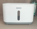 ecoco双层卫生间纸巾盒免打孔厕纸盒卫生纸置物架纸巾盒架洗手间卷纸架 【单层长款】北欧灰 实拍图