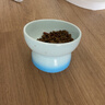 乐优派猫碗陶瓷狗碗猫食盆狗盆宠物碗猫粮碗高脚防打翻猫咪用品 渐变蓝 实拍图
