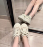 Dickies女士帆布鞋潮流休闲鞋子布鞋低帮百搭平底鞋 卡布奇诺 37 实拍图