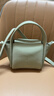 Songmont元宝包mini菜篮子春夏系列设计师款手提斜挎手机包 青石绿 现货 实拍图