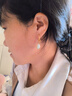 珍尚银中国黄金和田玉耳钉女轻奢高级感2026新款S925送女友妈妈生日礼物 实拍图