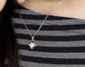 唯一（Winy）520礼物四叶草999足银项链女款2026新款吊坠生日送女朋友老婆 实拍图