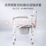 鱼跃（yuwell）老人坐便椅坐厕椅孕妇老人洗澡椅可折叠座浴椅防滑马桶椅 H029B 实拍图