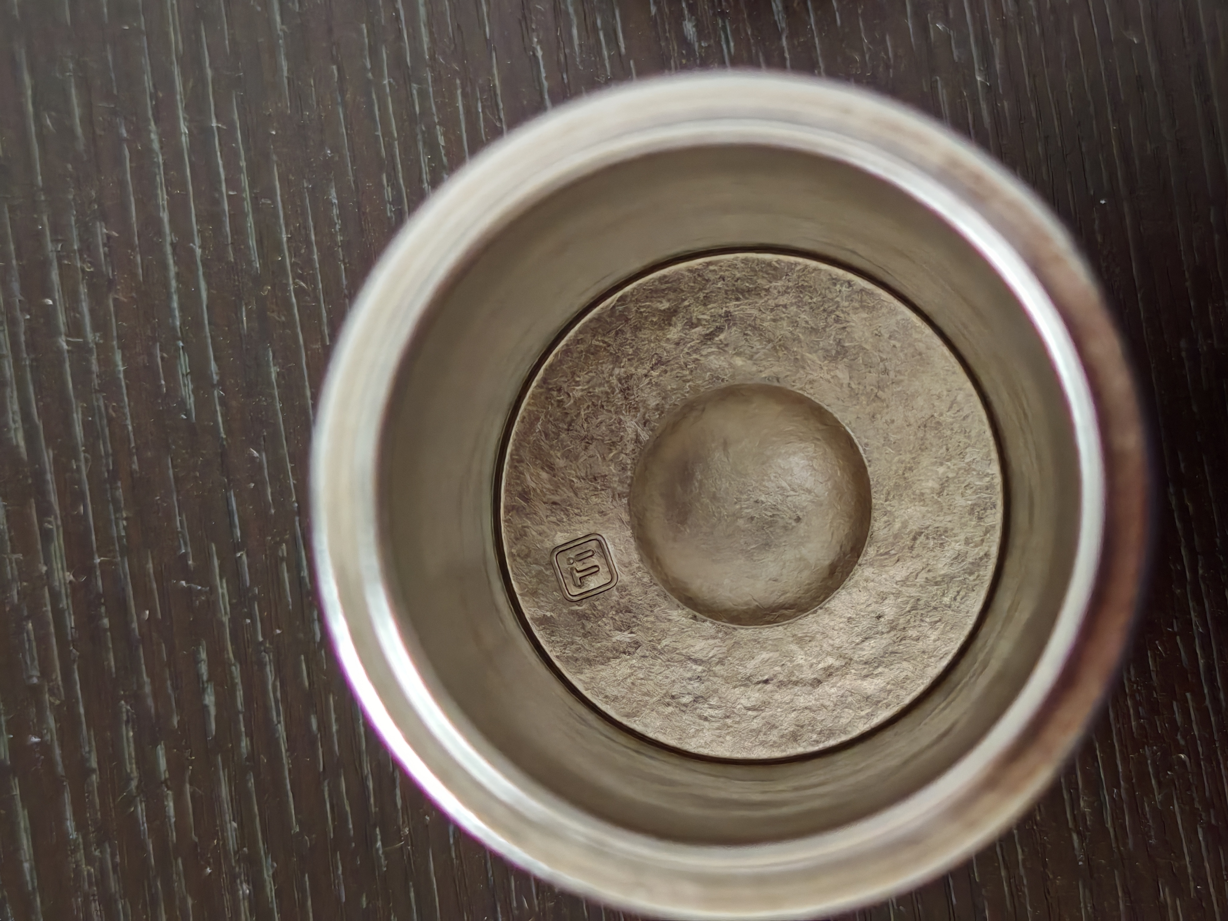 格亚（GEYA）纯钛保温杯茶水分离高档焖茶杯抑菌钛杯泡茶杯子水杯办公礼品定制 枪灰色【套装款】500ml 实拍图