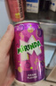 百事可乐美年达 Mirinda 葡萄味汽水碳酸饮料330ml*24听 新老包装随机 实拍图