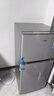 美的（Midea）112L两门小冰箱灰色双温小冰箱迷你家用宿舍租房灵活摆放节能低音深冷速冻 BCD-112CM 实拍图