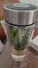 希诺双层玻璃杯男家用商务办公泡茶杯子过滤车载水杯XN-9302 345mL 实拍图
