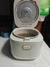 美的（Midea）【价保618】小碧玉电饭煲2-3人3升0氟有钛陶瓷白玉内胆家用电饭锅煮粥智能预约多功能多用锅RE360 实拍图