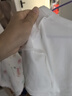 范思蓝恩正肩短袖T恤女2025夏新款修身显瘦设计感圆领上衣2113 白色 L 实拍图