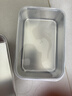杰凯诺烘焙模具不锈钢保鲜食物盒 配菜盘 提拉米苏模具大中小三件套 实拍图